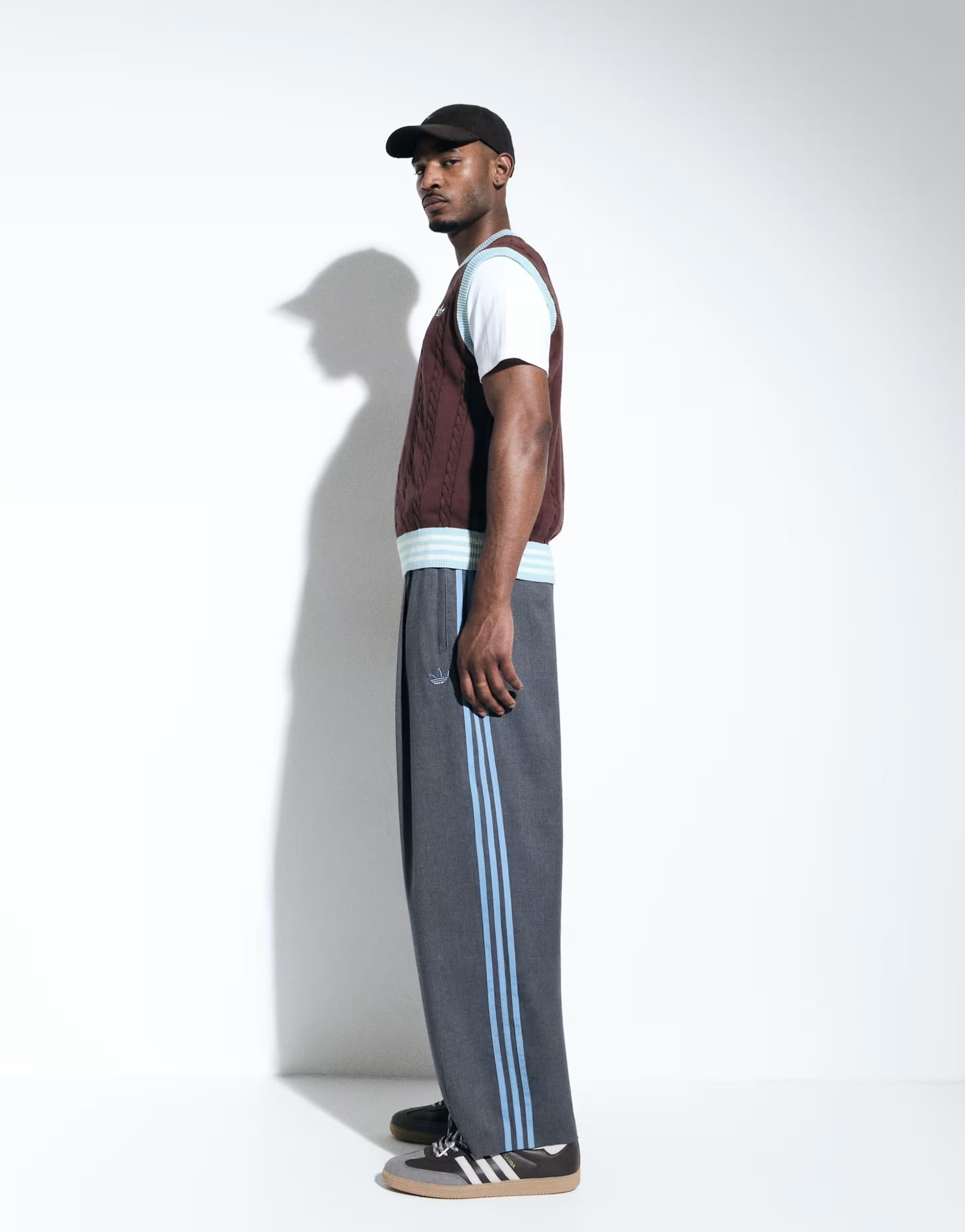 Adidas Originals x ASOS Grey Barrel Leg Joggers