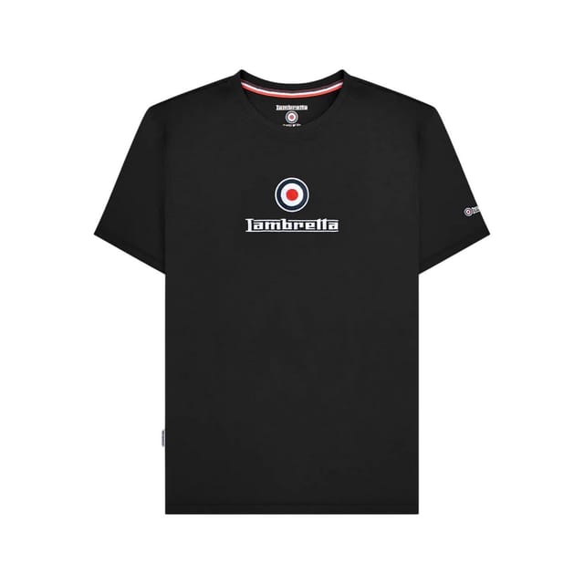 Lambretta Lambretta Men's Logo T-Shirt in Black - 2