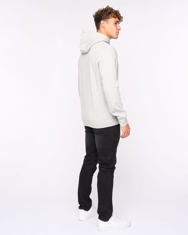 Bewley&Ritch Bewley&Ritch Men's Nuford Hoodie - Relaxed Fit Fleece-Back Comfort in Black & Light Grey - 2