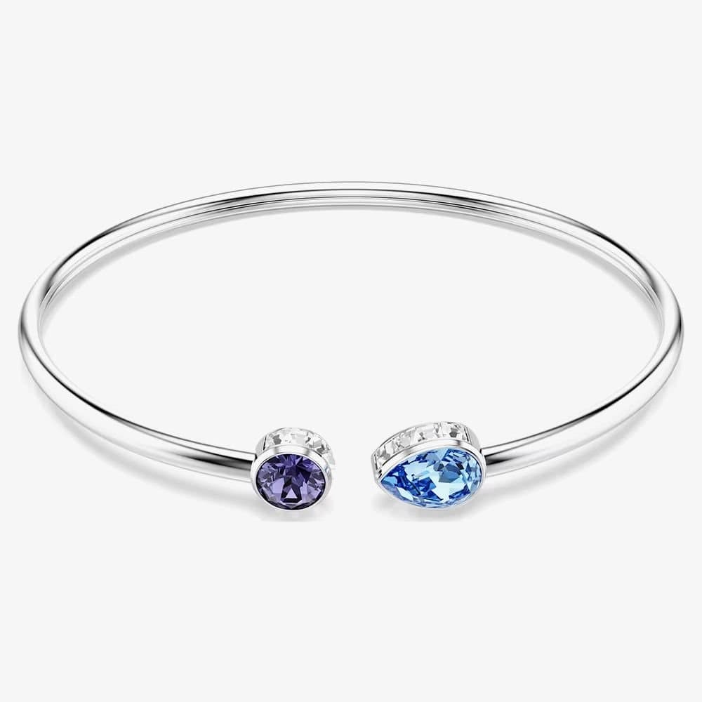 Swarovski Swarovski Women's Chroma Rhodium Plated Mixed Cut Crystal Bangle 5741780