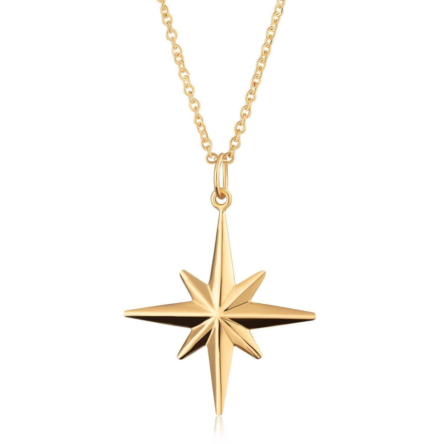 Gold Trip Gold Trip Gold Starburst Pendant Necklace