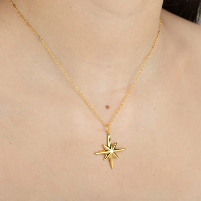 Gold Trip Gold Trip Women's Starburst Pendant in Gold - 2