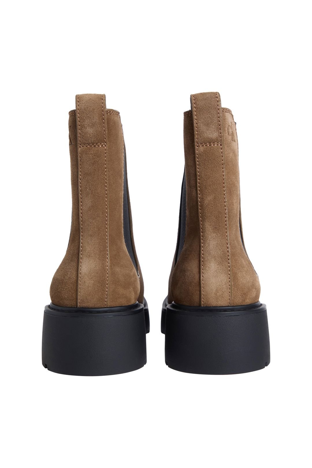 Calvin Klein Calvin Klein Women's Chunky Chelsea Boot Suede Classic Taupe - 3