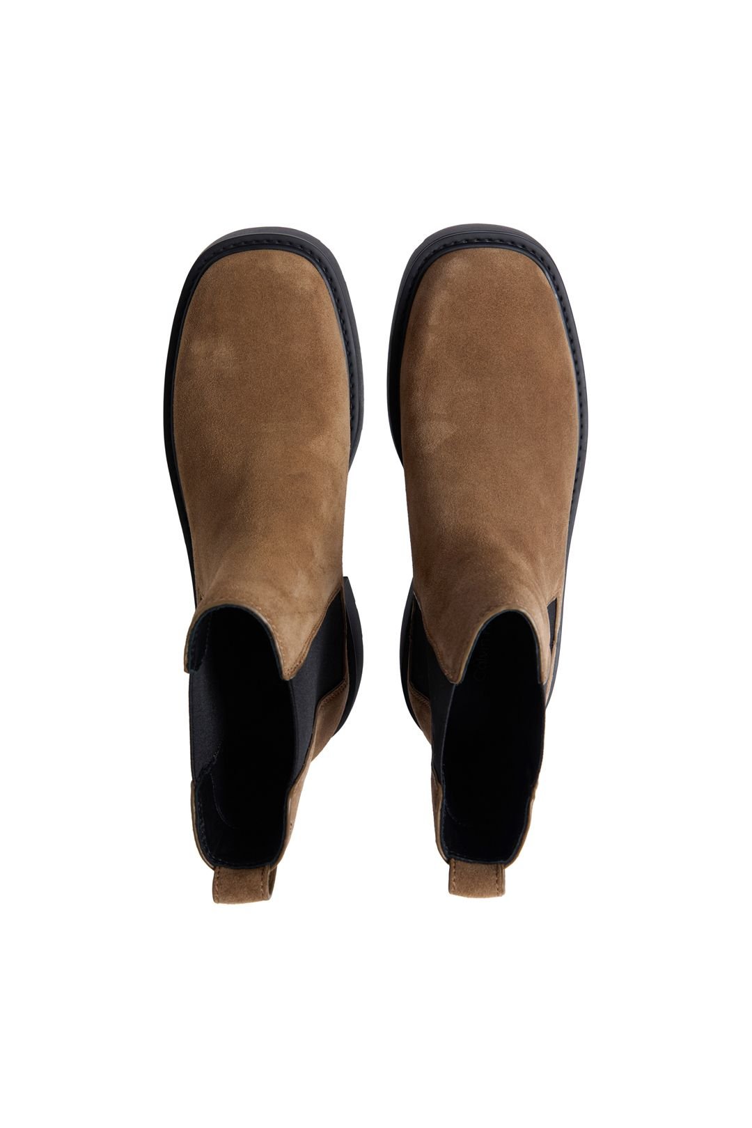 Calvin Klein Calvin Klein Women's Chunky Chelsea Boot Suede Classic Taupe - 4