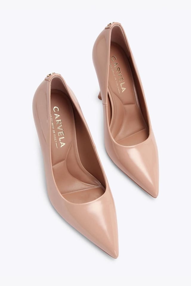 Carvela Carvela Women's 'Incanto Court' Patent Heels in Beige - 2