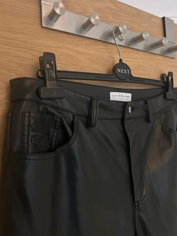 Never Fully Dressed Never fully dressed black leather style trousers