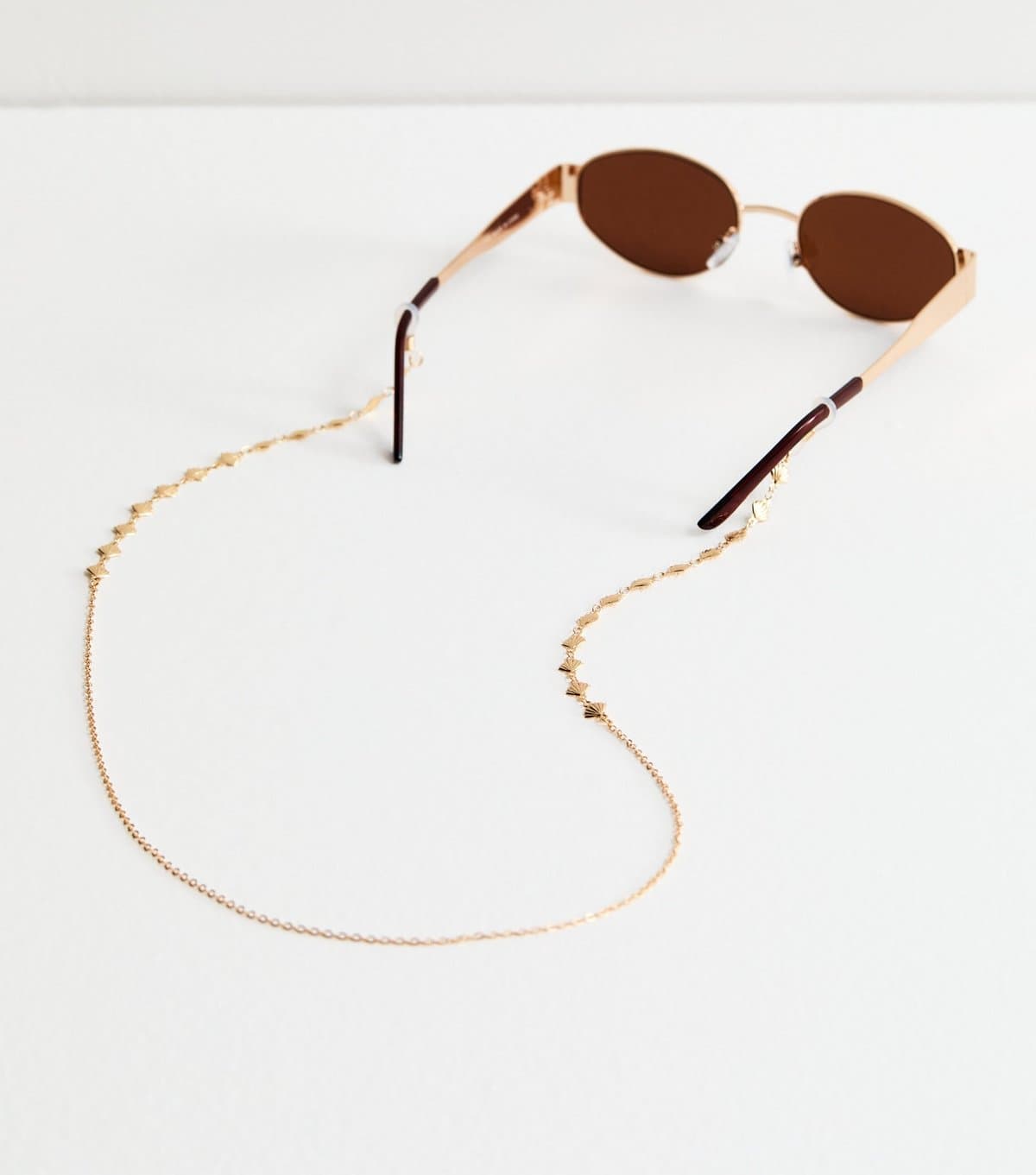 New Look Gold Tone Shell Sunglass Chain New Look