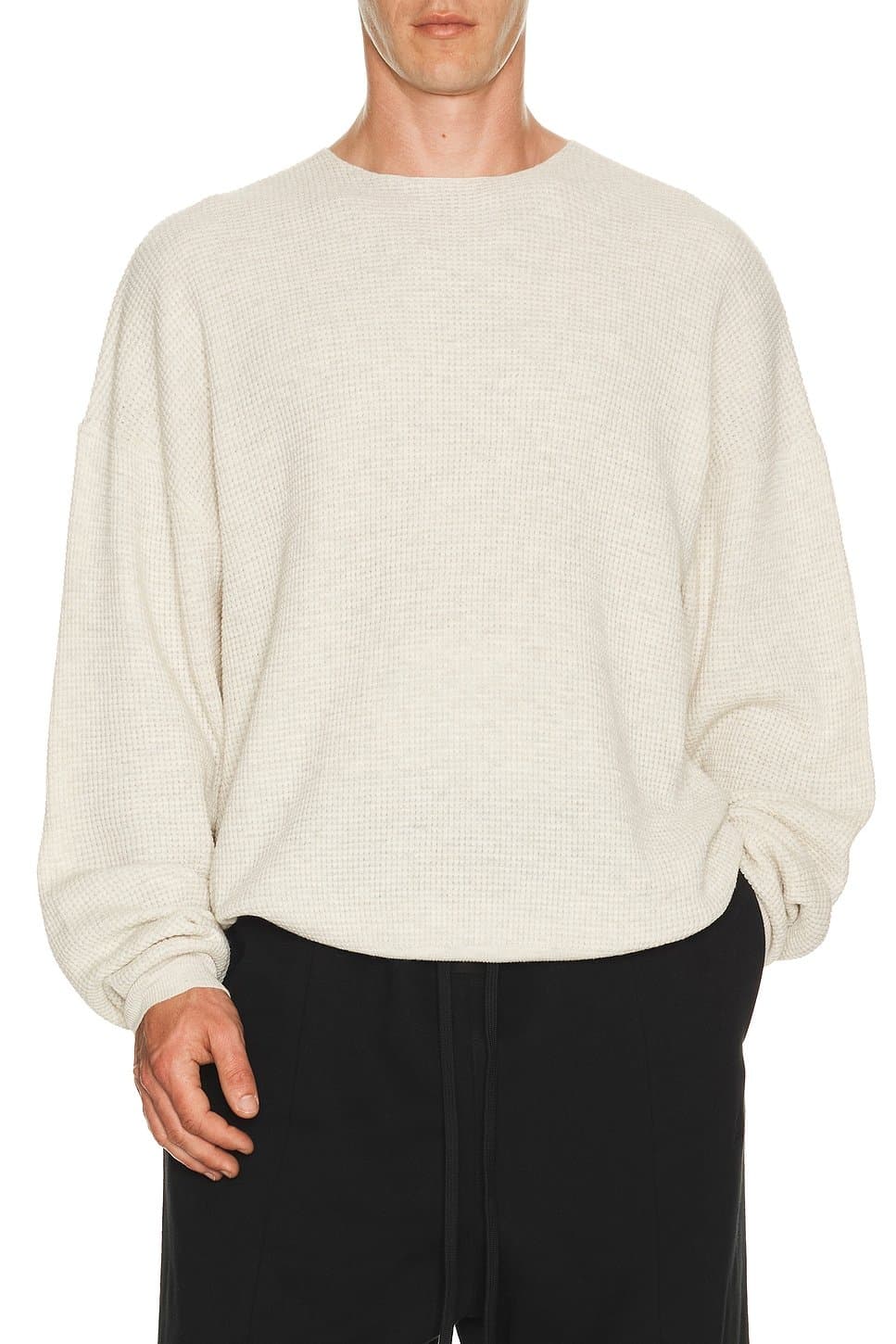 revolve Signature Waffle 90's Crewneck Sweater