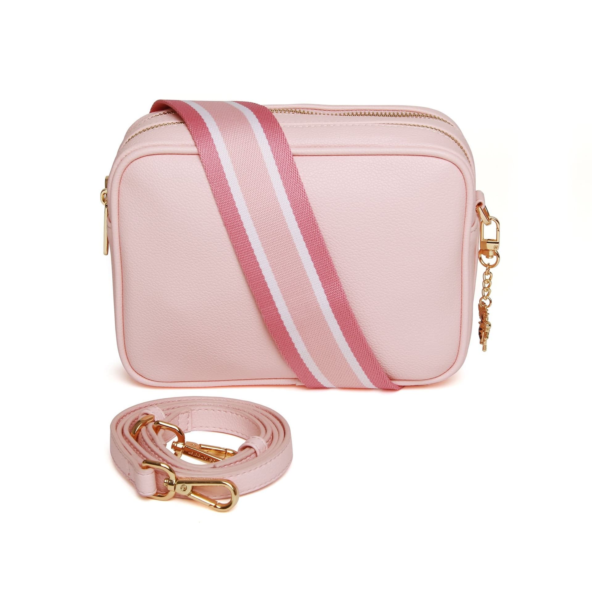 ALICE WHEELER LONDON ALICE WHEELER LONDON Baby Pink Leather Crossbody Bag