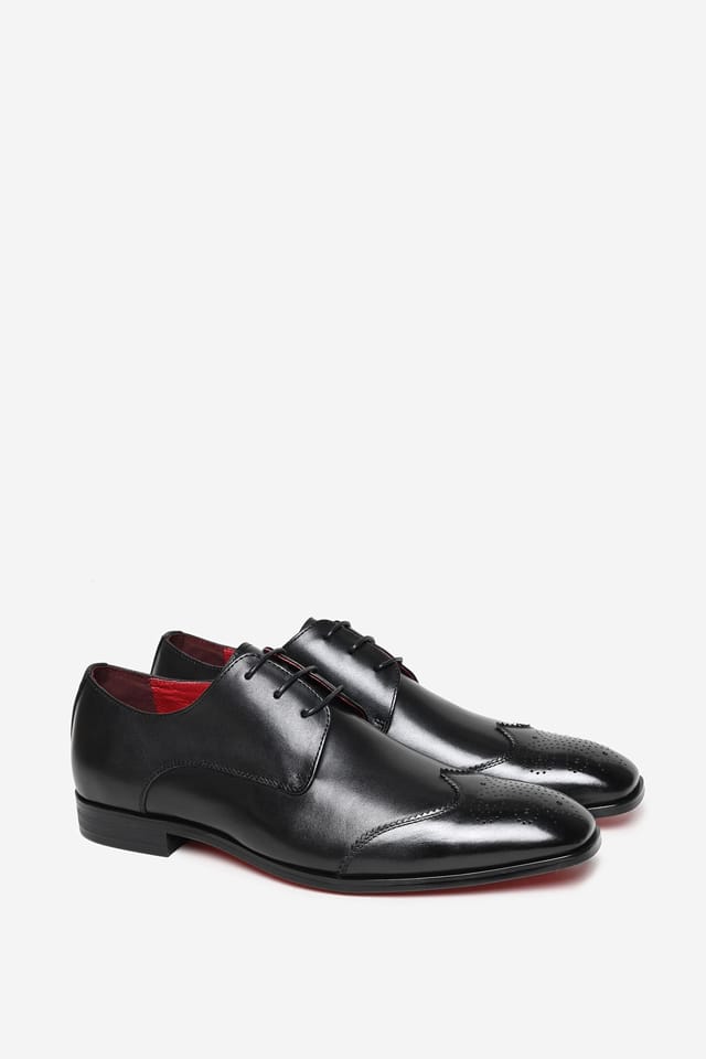 Alexander Pace Alexander Pace Men's 'Lambeth' Premium Leather Oxford Shoe in Black - 3