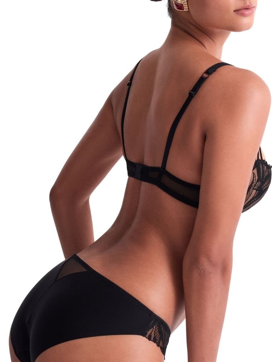 Aubade Aubade Women's Sweet Euphoria Half Cup Bra in Black - 4