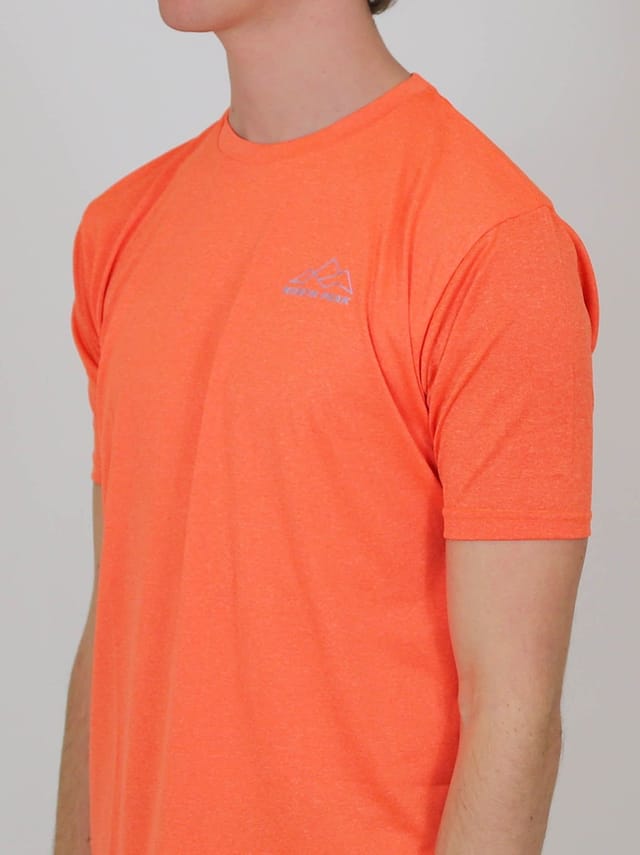 North Peak North Peak Men's Cornice T-Shirt Charcoal in Orange - 2
