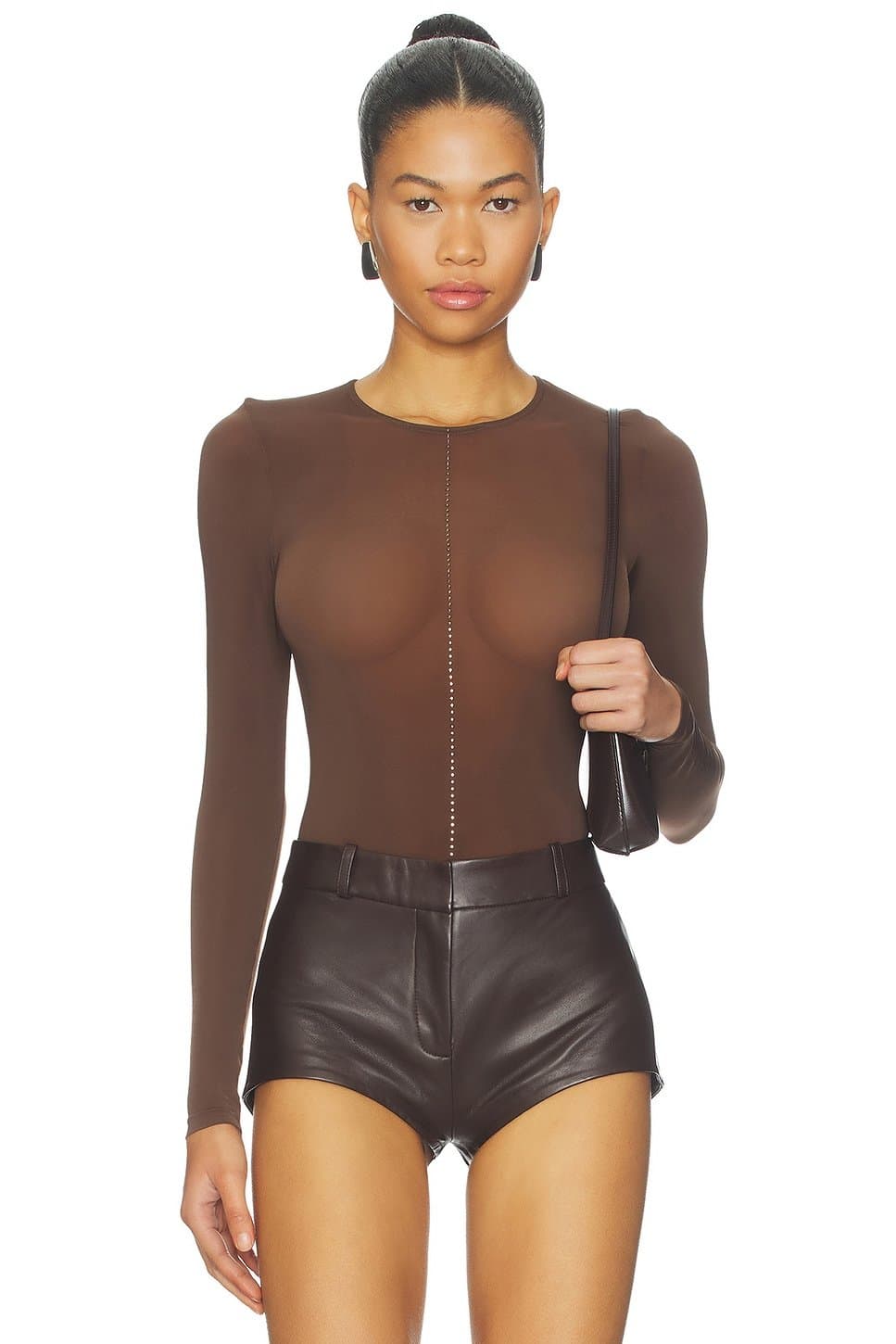 revolve Crystal String Bodysuit
