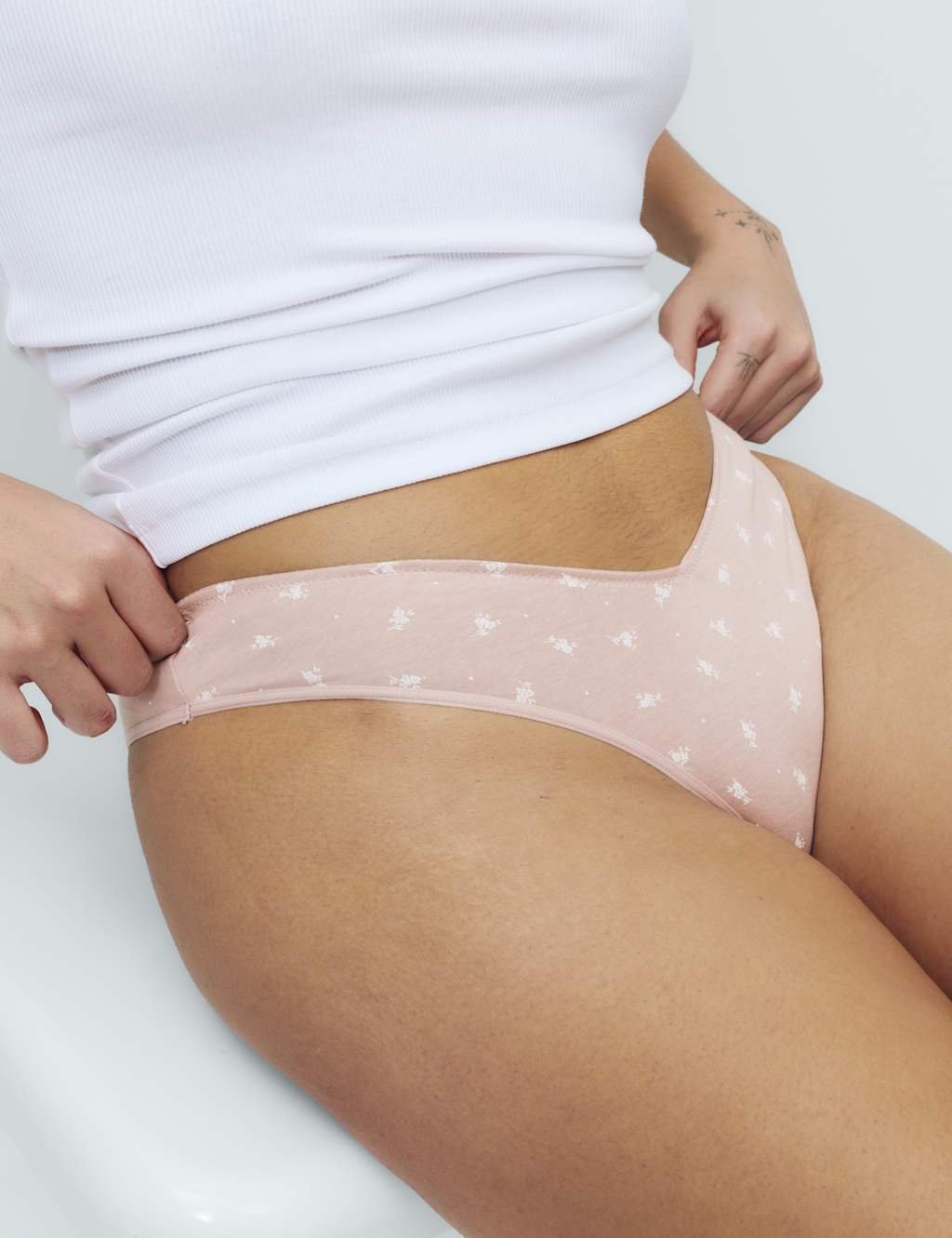 Marks & Spencer M&S 7 Pack Pure Cotton Miami Knickers Pink Mix - 2