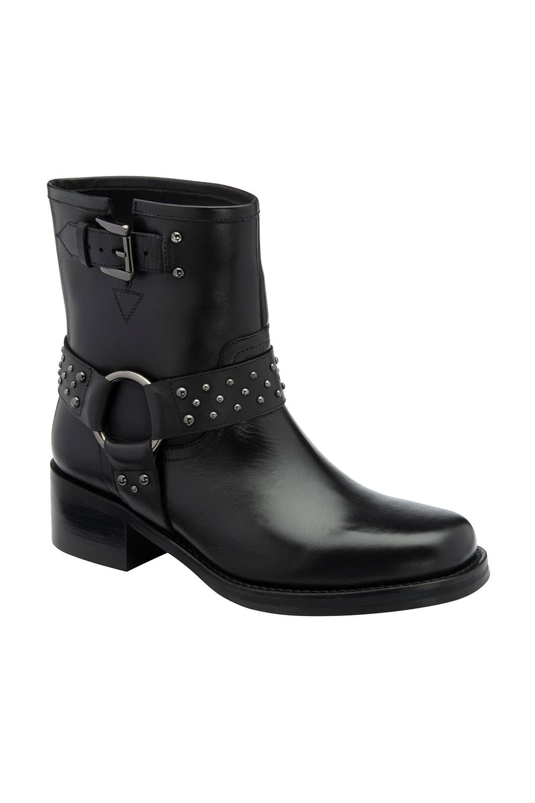 Ravel Ravel Women's Black Leather 'Bowmont' Ankle Boots