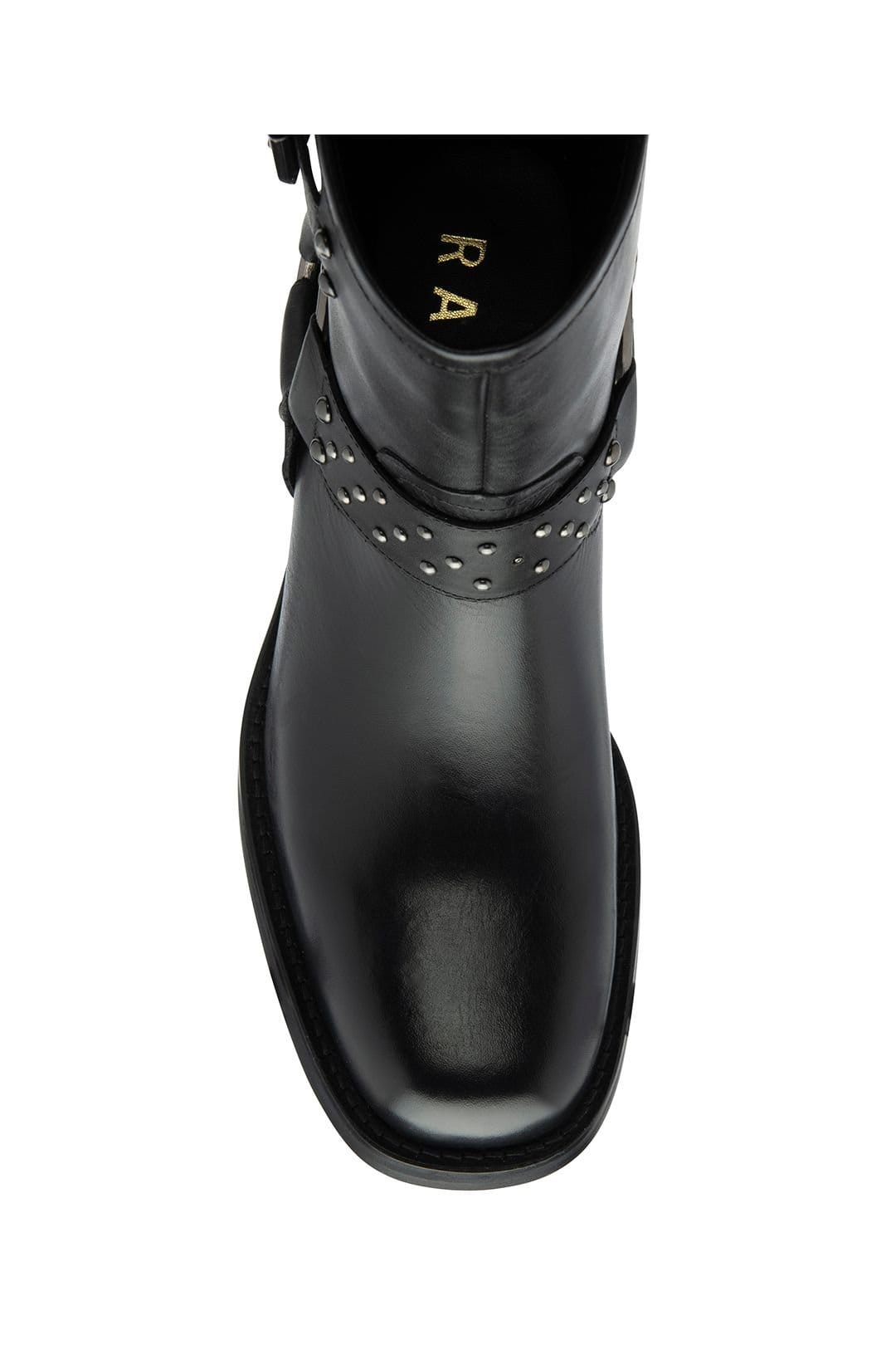 Ravel Ravel Women's Black Leather 'Bowmont' Ankle Boots - 4