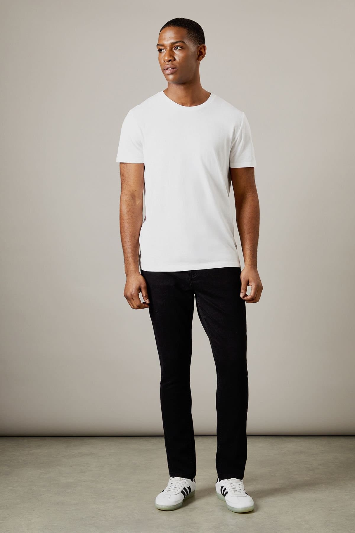 Burton Burton Men's Black Stretch Slim Fit Jeans