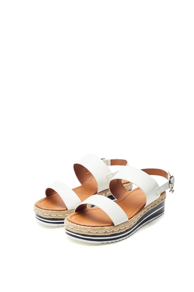 Moda In Pelle Moda In Pelle Women's 'Periso' Porvair Flatforms in Off-White - 3