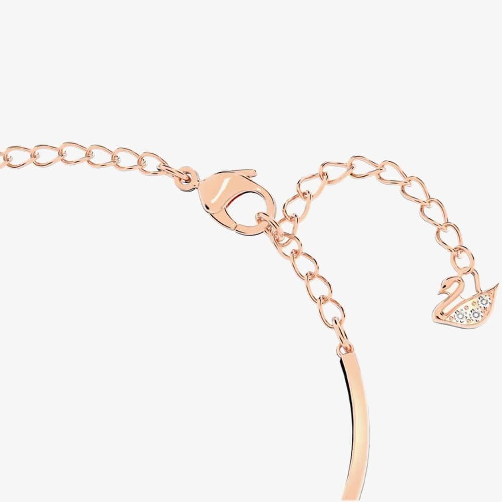 Swarovski Swarovski Women's Infinity Heart Two Colour White Crystal Bangle 5518869 M in Gold - 3