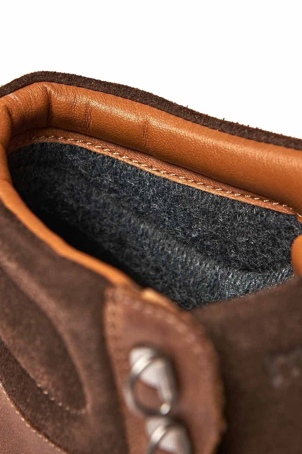 Moshulu Moshulu Men's 'Homerun' High Top Trainers in Brown - 4