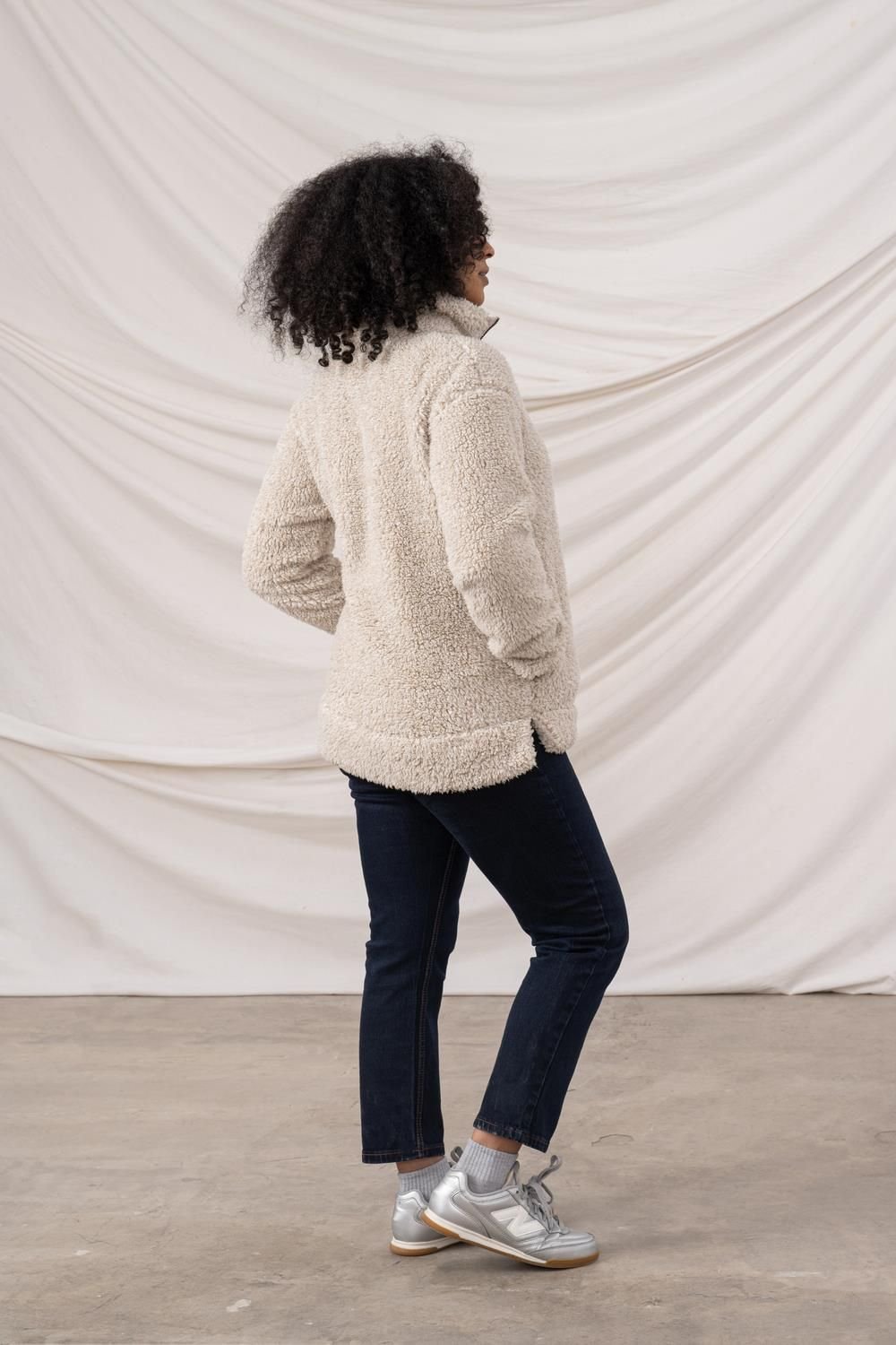 Lighthouse Clothing Lighthouse Clothing Women's Coast Fleece in Cream - 4