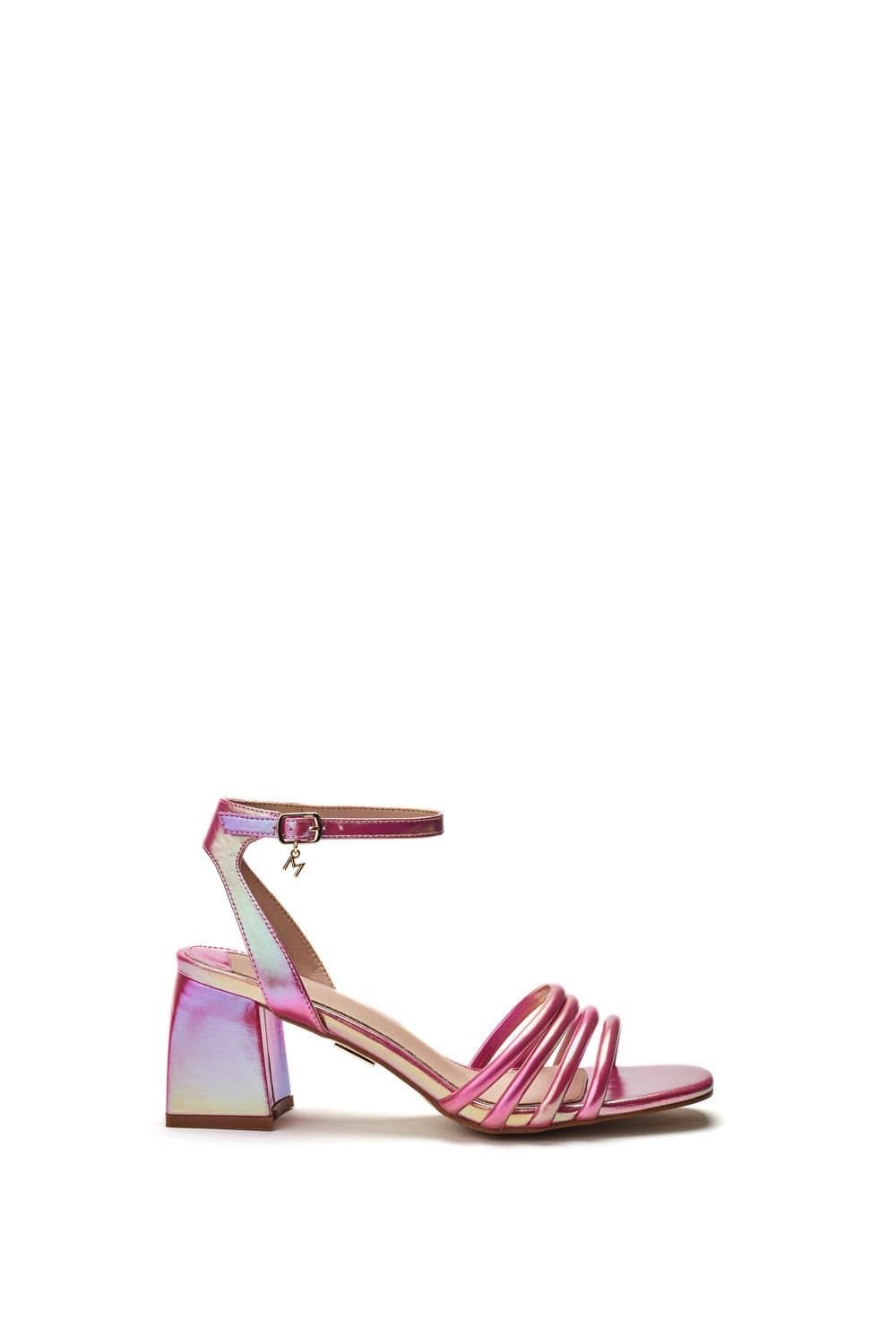 Moda in Pelle Moda In Pelle Pink Holographic Heeled Sandals