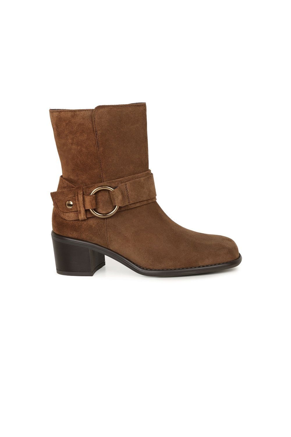 Gabor Gabor Women's 'Easel' Low Heeled Ankle Boots in Brown - 2