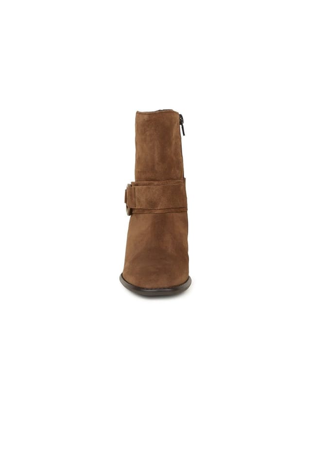 Gabor Gabor Women's 'Easel' Low Heeled Ankle Boots in Brown - 3