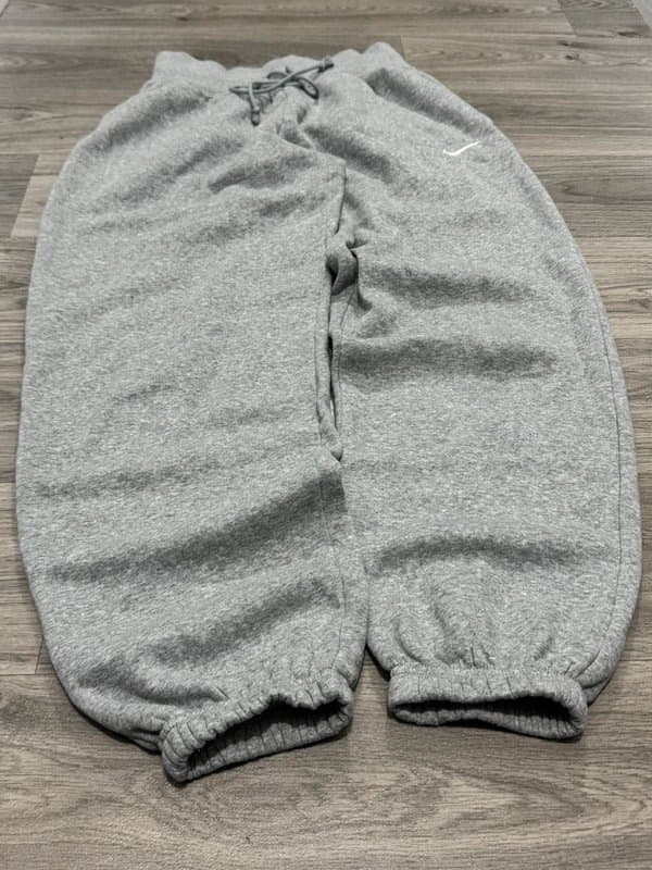 Nike Vintage Nike baggy swoosh grey joggers