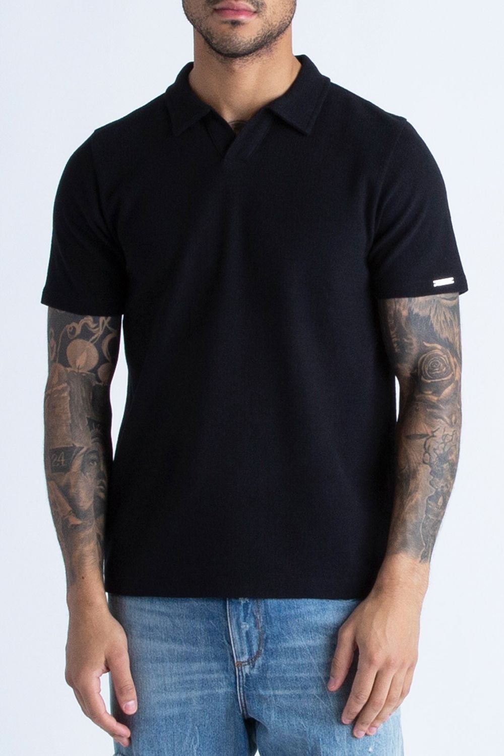 Luke 1977 Luke 1977 Men's Masaya Polo in Black - 3