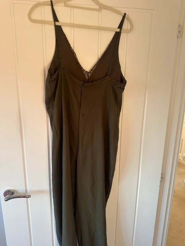 ASOS ASOS khaki lace jumpsuit