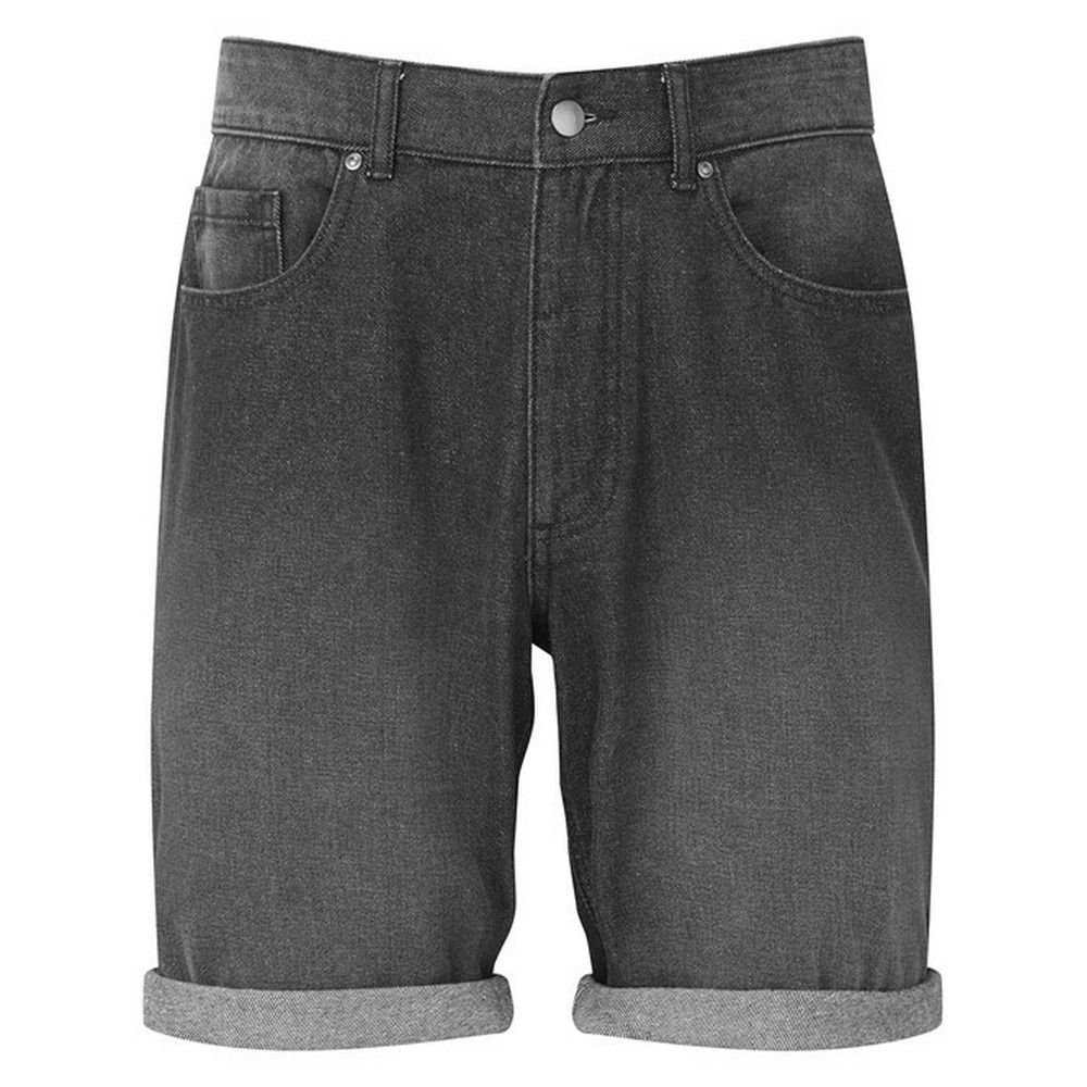 Wombat Wombat Men's Denim Shorts in Black - 1