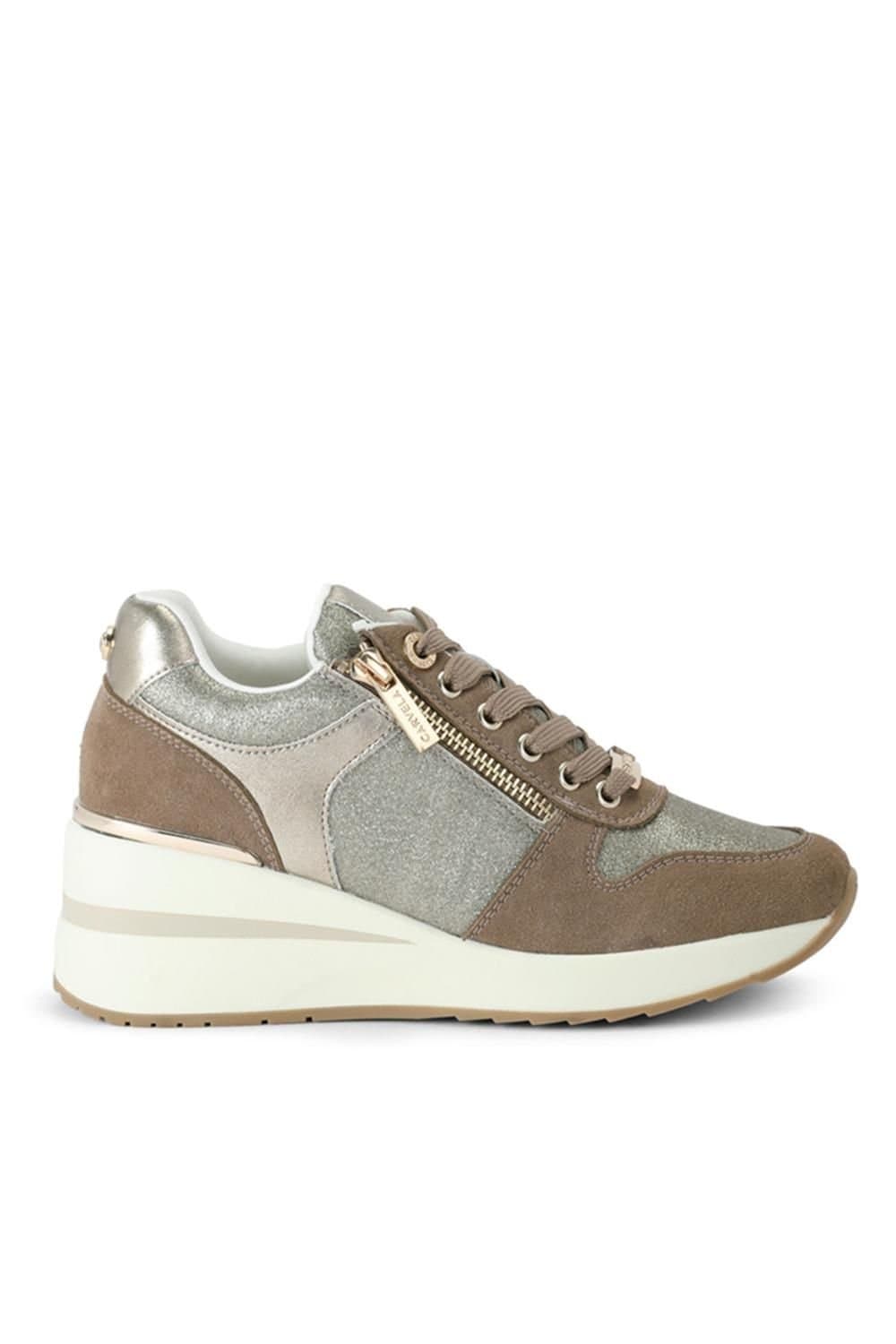 Carvela Carvela Women's 'High Rise' Trainers in Taupe