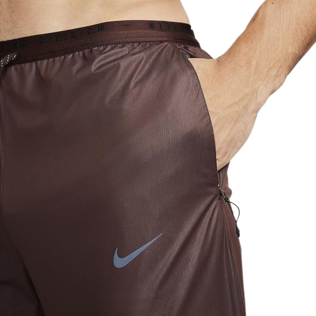 Nike Nike Men's Plain Dark Brown Running Trousers - 4