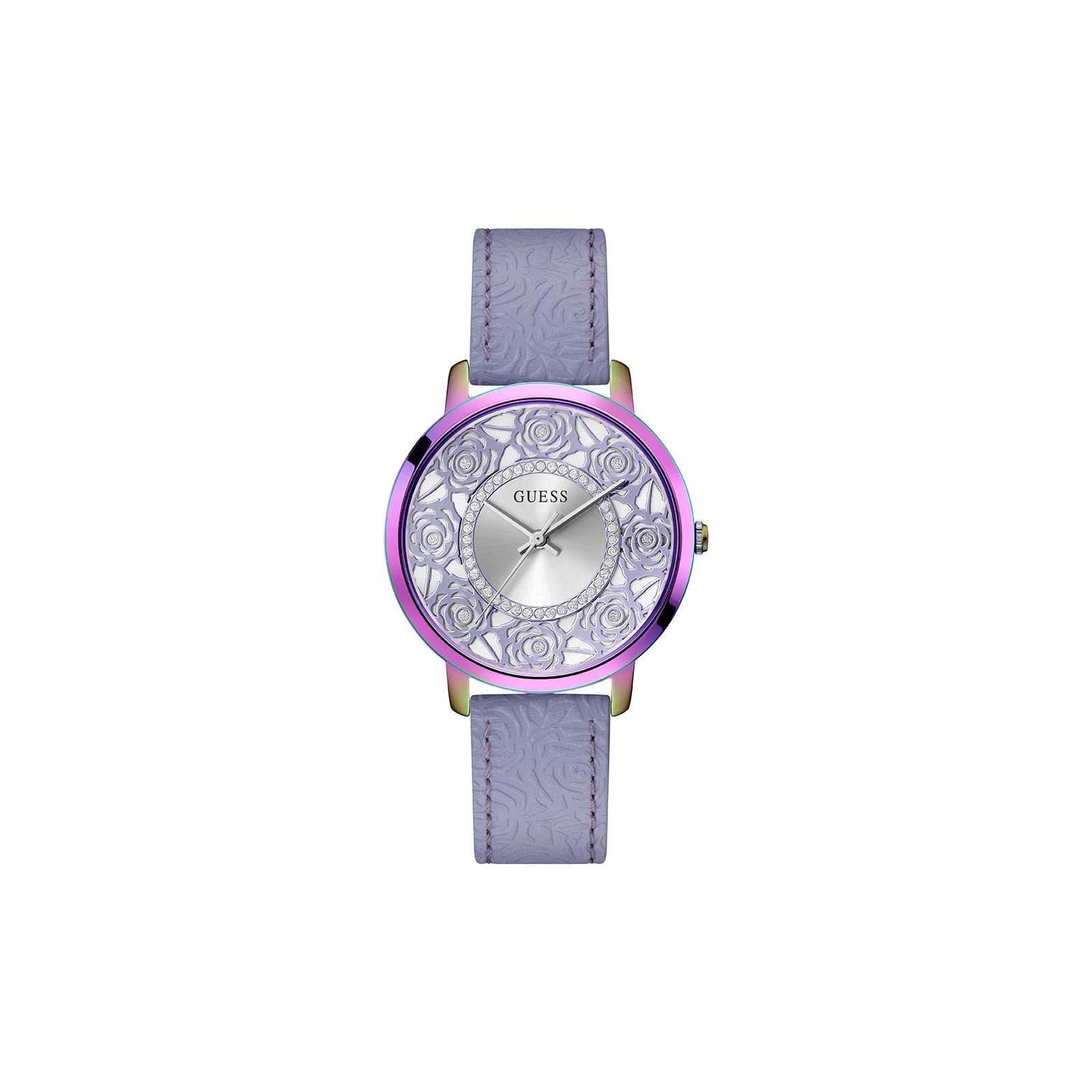 Guess Guess Women's GW0529L4 Dahlia 40mm Quartz Watch in Purple