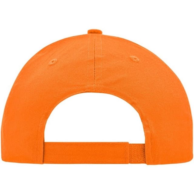 Myrtle Beach Myrtle Beach Men's Brushed Lightweight Sandwich Peak Cap in Orange - 2