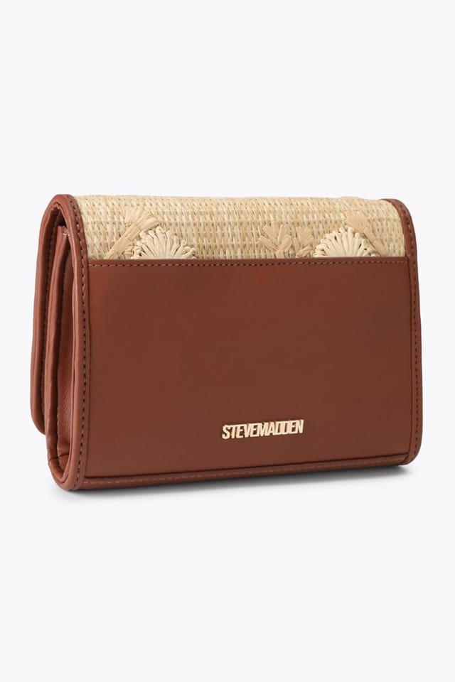 Steve Madden STEVE MADDEN Women's 'Ramon Bag Raffia' in Brown - 3