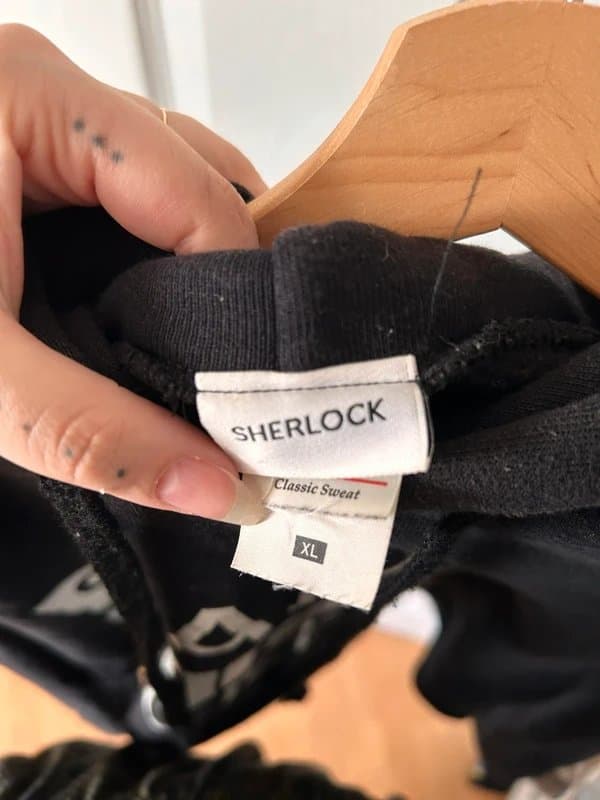 Sherlock Official Sherlock Cropped Hoodie