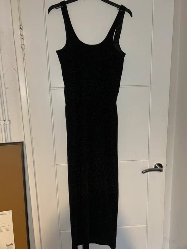 New Look Black corset sparkly party dress