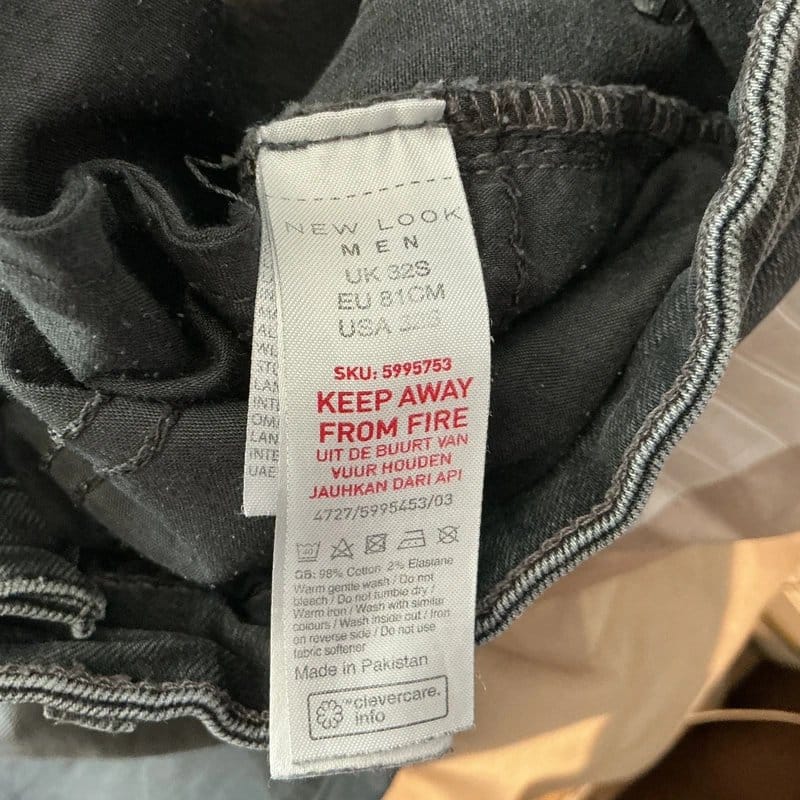 New Look Men's Dark Denim Jeans