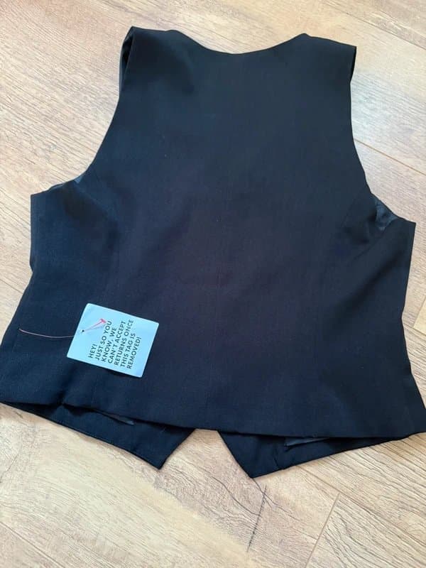 ASOS Black waistcoat