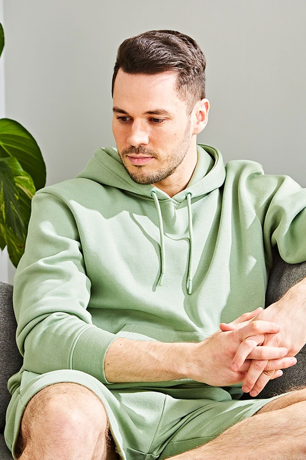 RIPT Essentials RIPT Essentials Men's Pullover Hoody in Khaki - 4