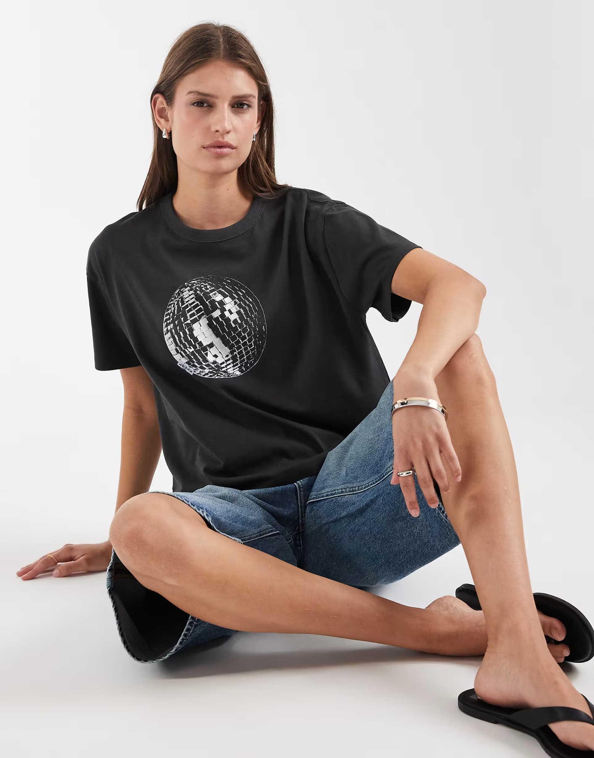 ASOS Levi's disco graphic vintage tee in black