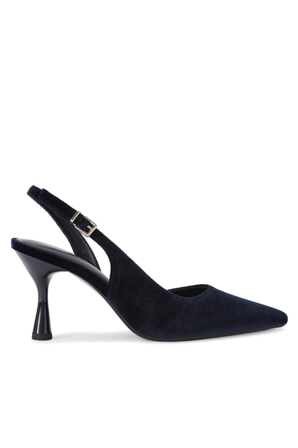 KG Kurt Geiger KG Kurt Geiger Women's 'Autumn D Orsay' Velvet Heels in Navy