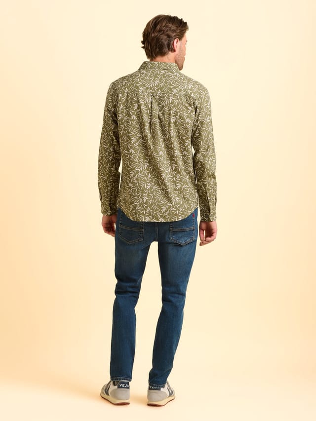 Brakeburn Brakeburn Men's Bellshill Shirt in Khaki - 2