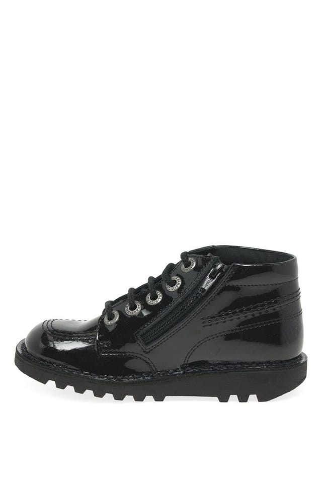 Kickers Kickers Women's 'Chi Zip' Junior Boots in Black - 2