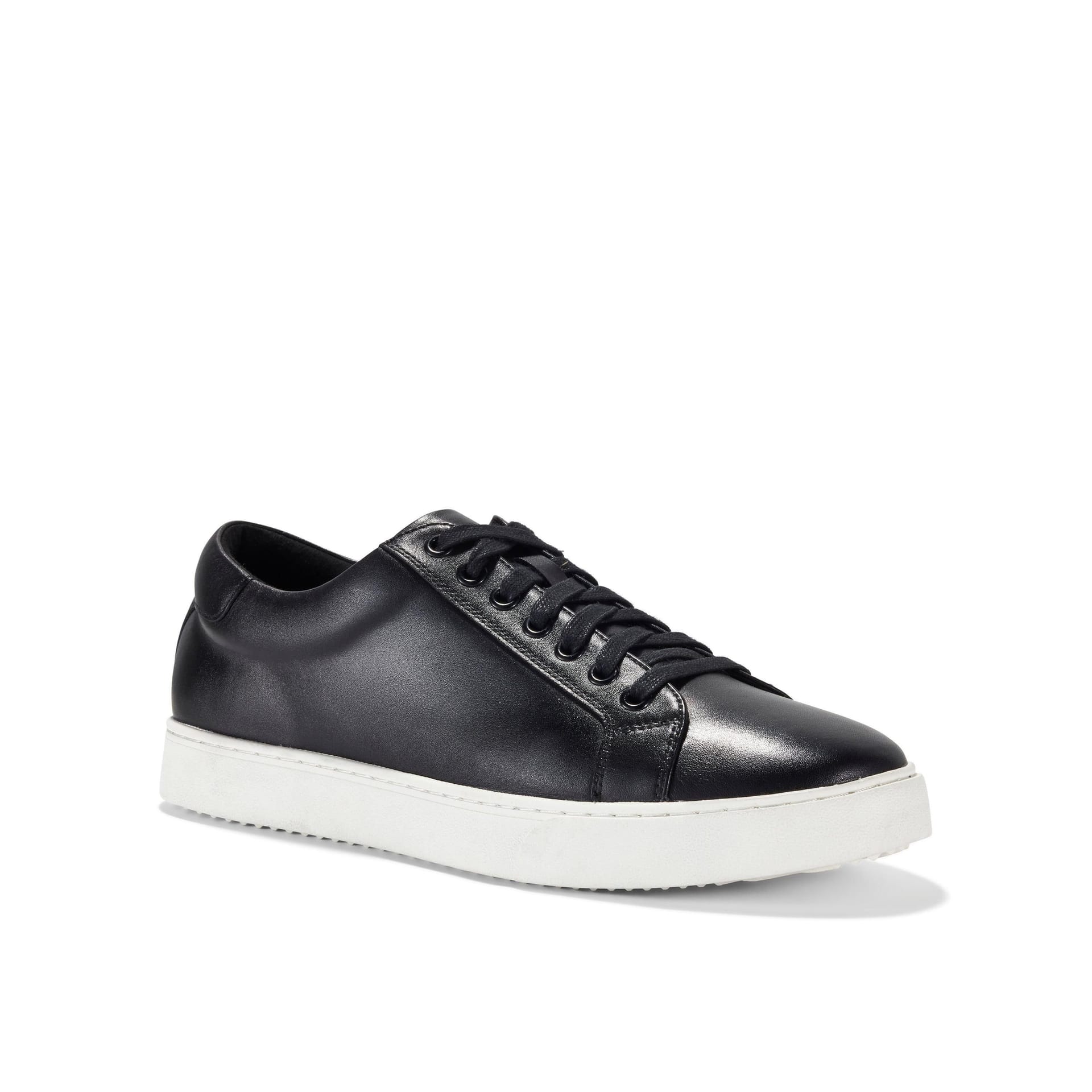 Clarks Clarks Men's Lockton Lace Black Leather Trainers - 4