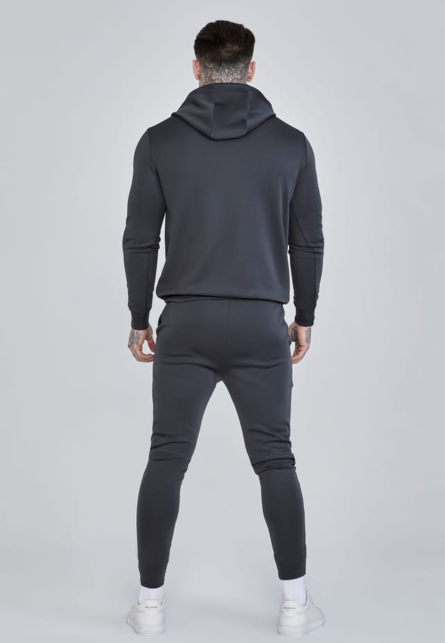 SikSilk SikSilk Men's Essentials Poly Hoodie in Grey - 3