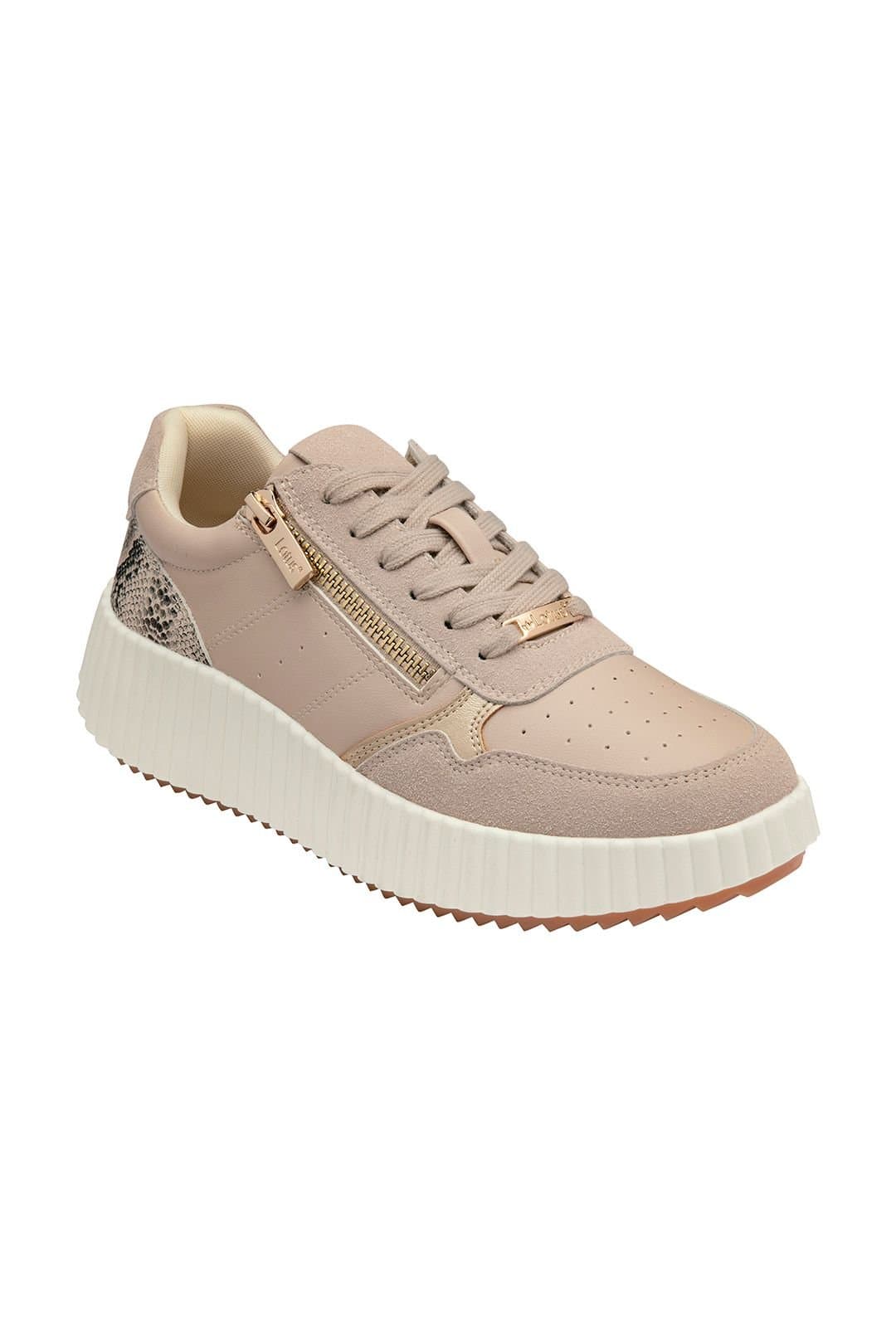 Lotus Lotus Women's 'Paige' Zip-Up Trainers in Natural