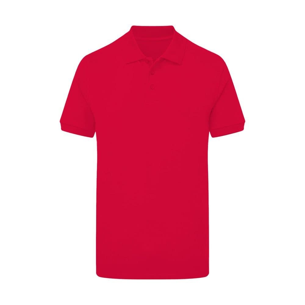 SG SG Men's Signature Stretch Tagless Polo Shirt in Red